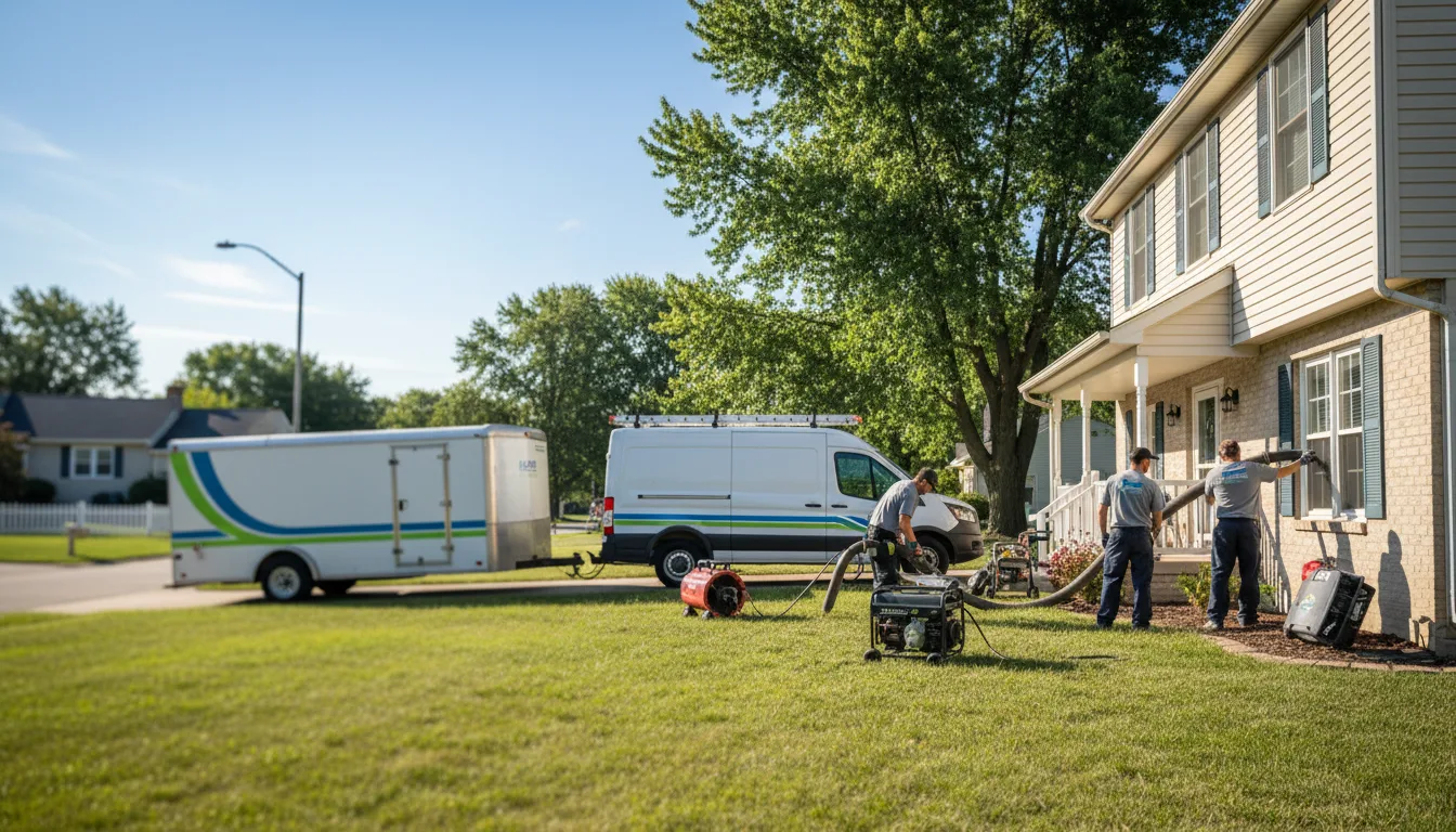 Flooded Basement Restoration And Cleanup With Repair in Cameron, OH near me